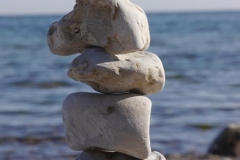 Lebenssteine Ostsee weiß