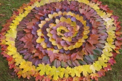 Herbst-Spirale-Mandala