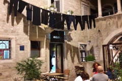 Split schwarze Wäsche
